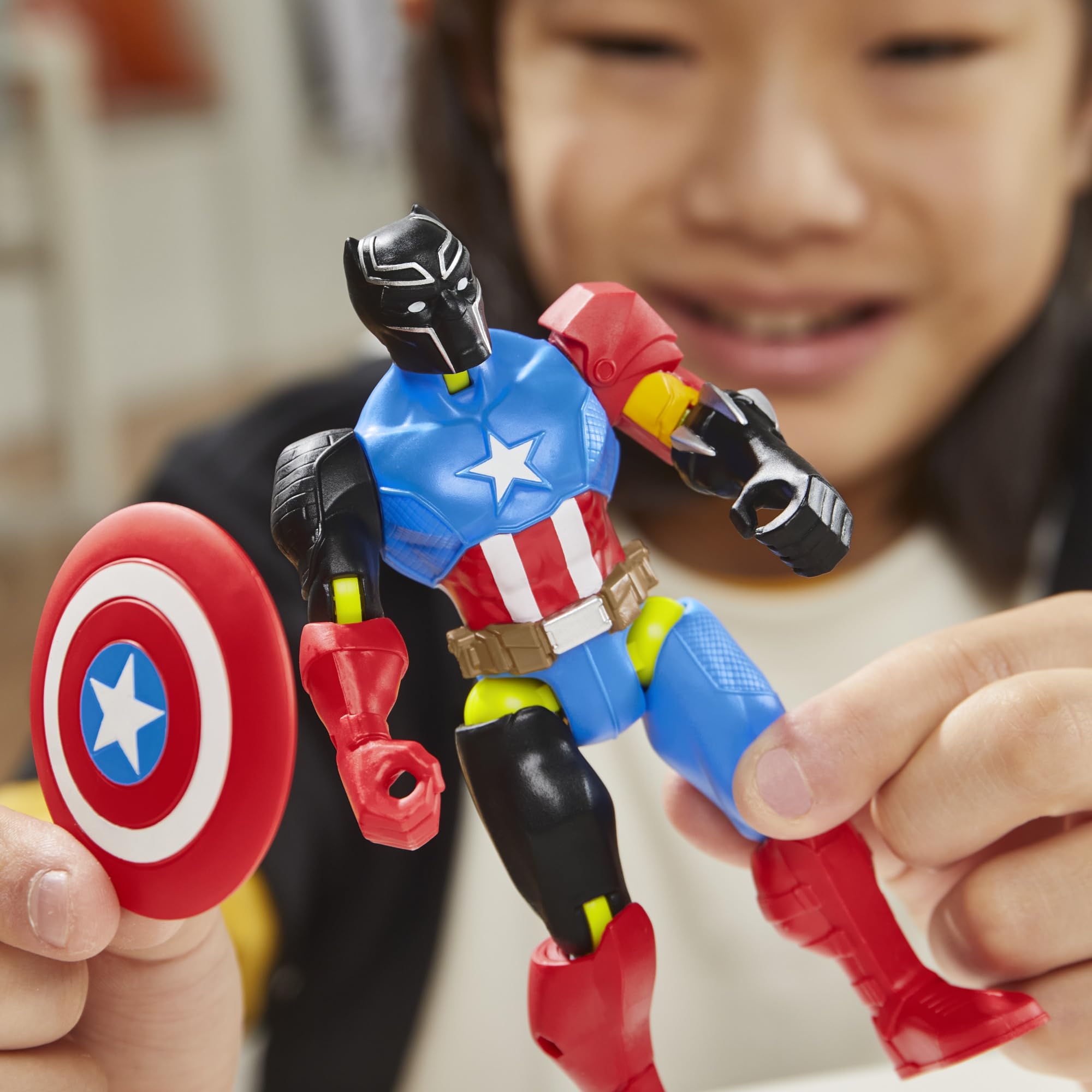Marvel MixMashers durable construction withstands frequent kid play