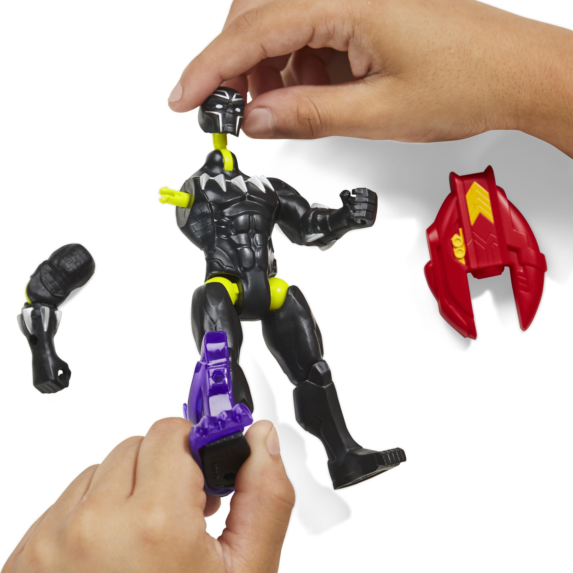 Marvel MixMashers collage of interchangeable parts for endless mashups