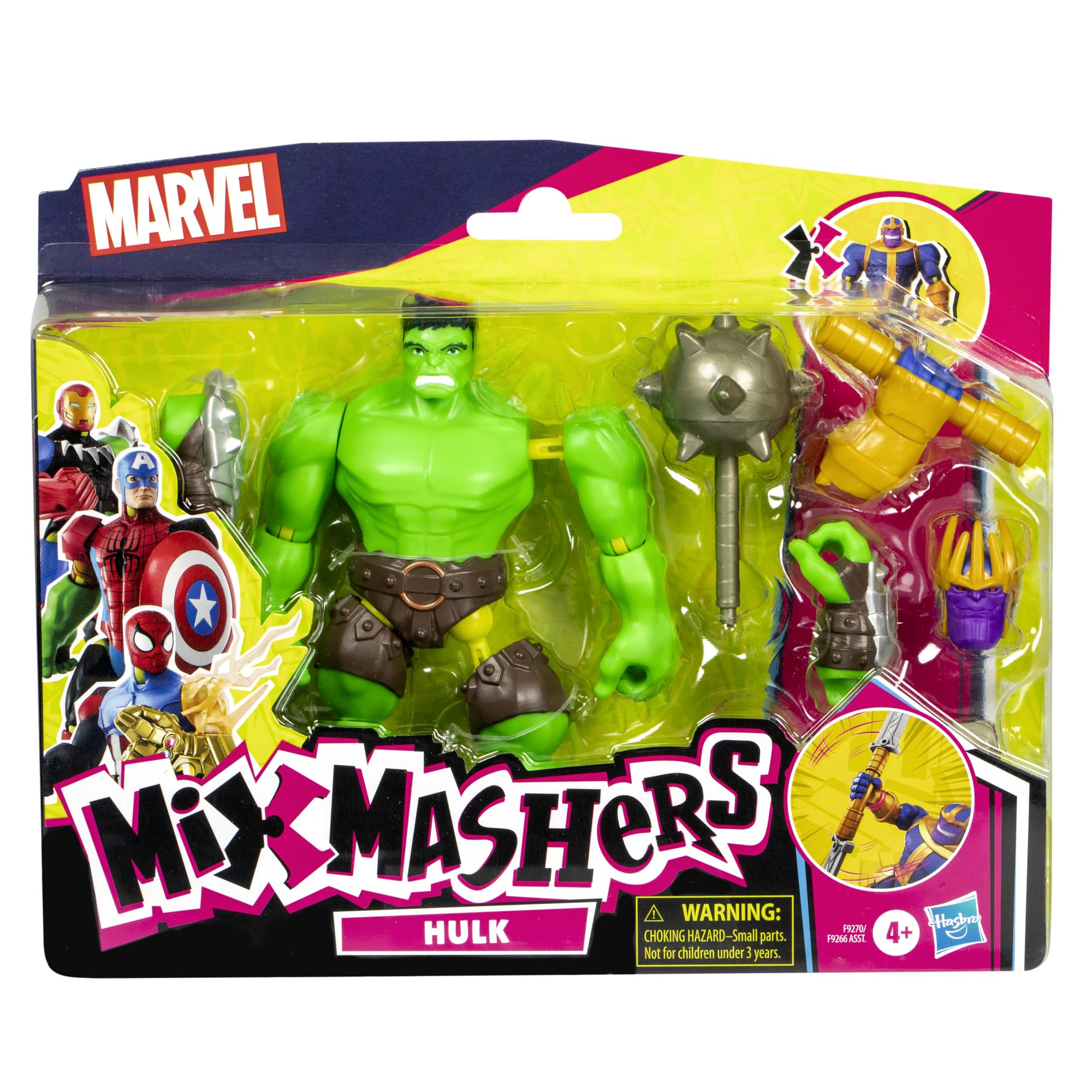 Marvel MixMashers Thanos parts expand mashable hero combinations.