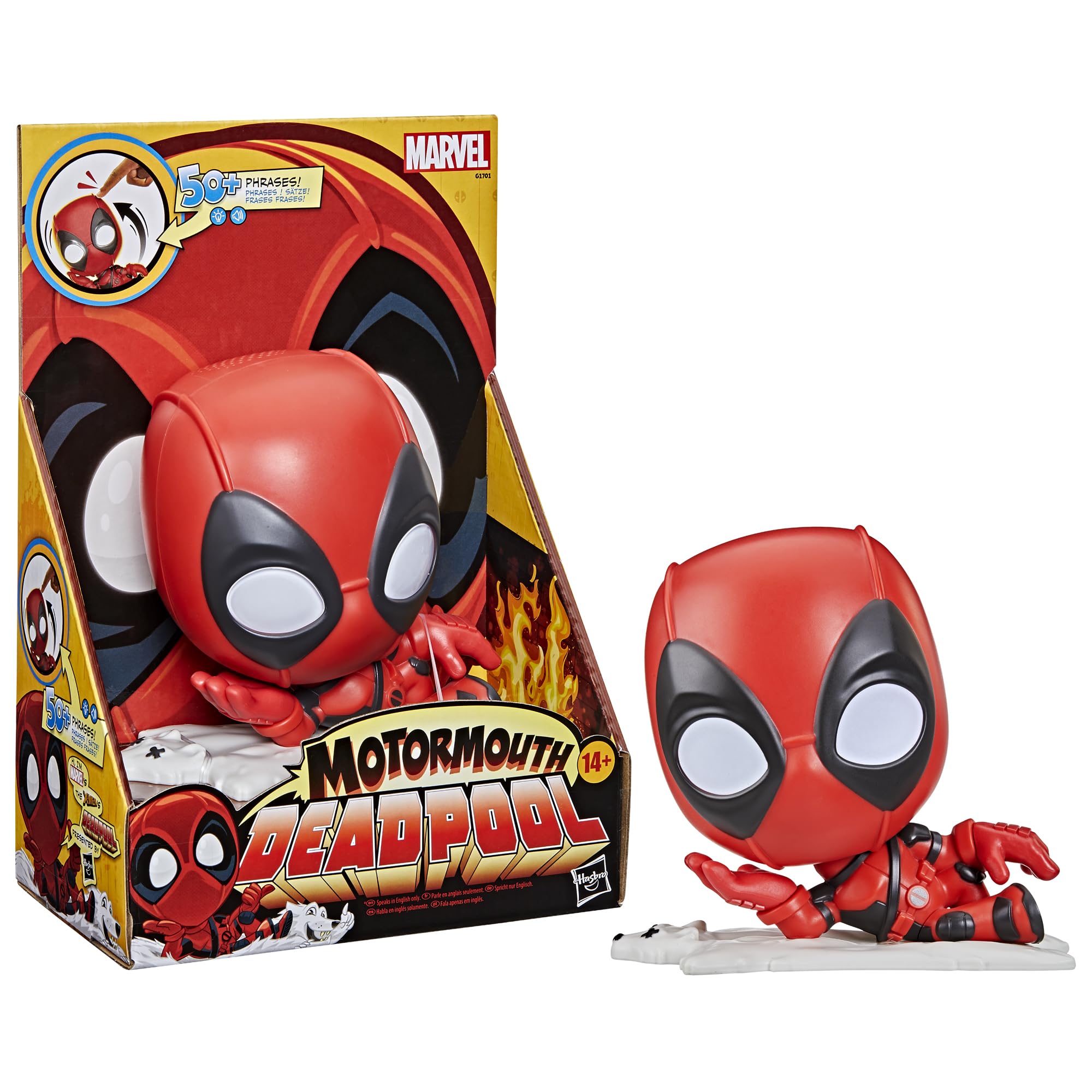 Marvel Motormouth Deadpool delivers 50+ phrases for storytelling.