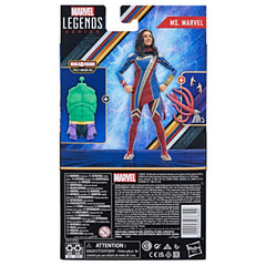 Marvel Legends Ms. Marvel comes with four accessories to enhance play.