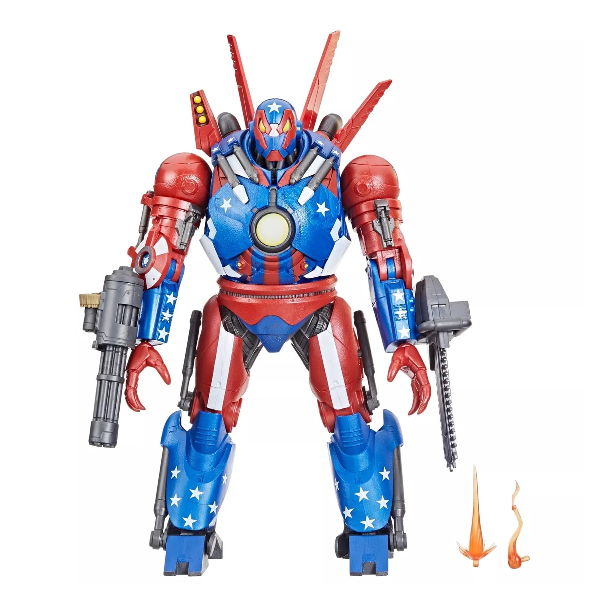 Marvel MVL Detroit Steel armored figure, detailed armor ideal for collector display.