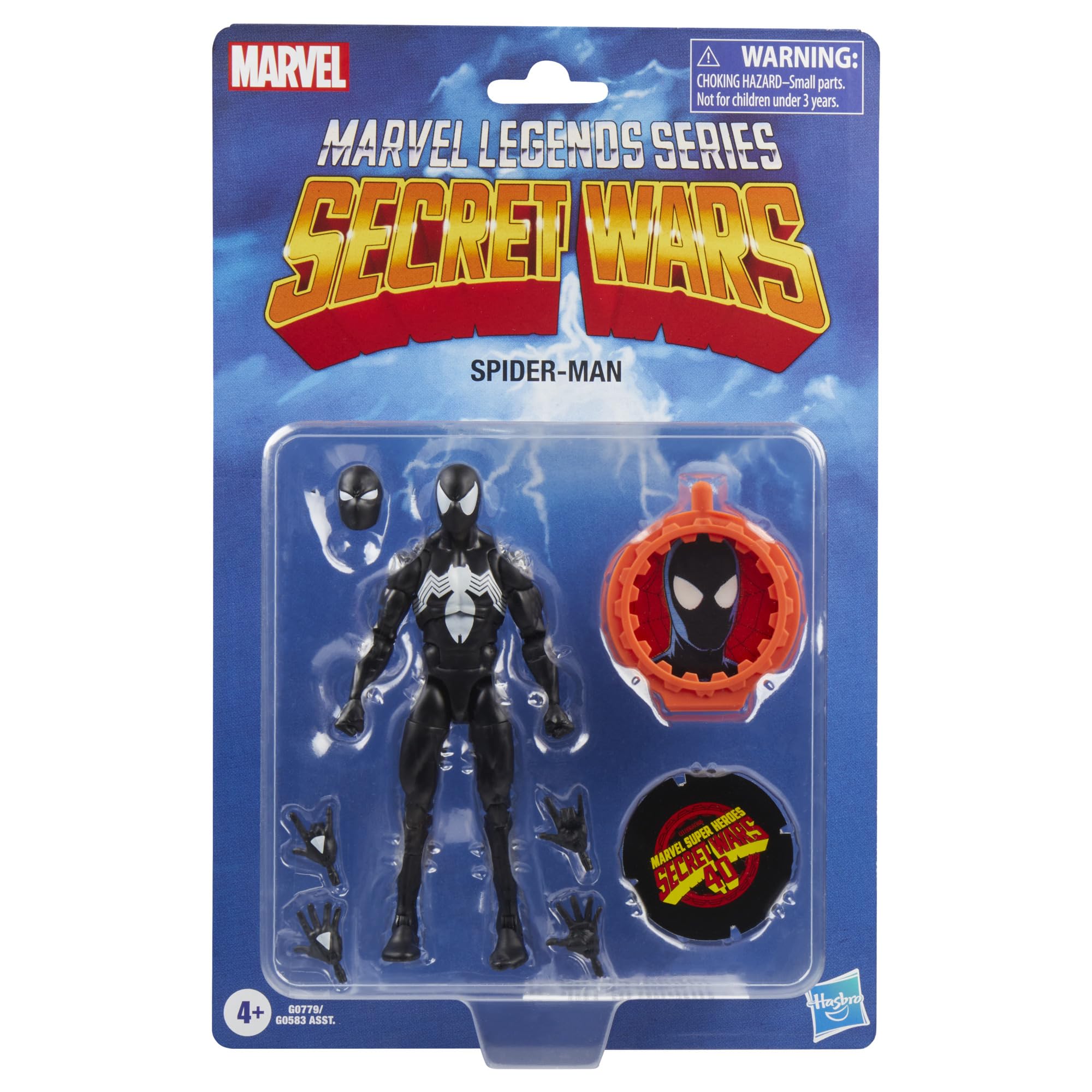 Marvel MVL Legends Retro Secret 1 figure, back view, showcases detailed sculpting and authentic styling.