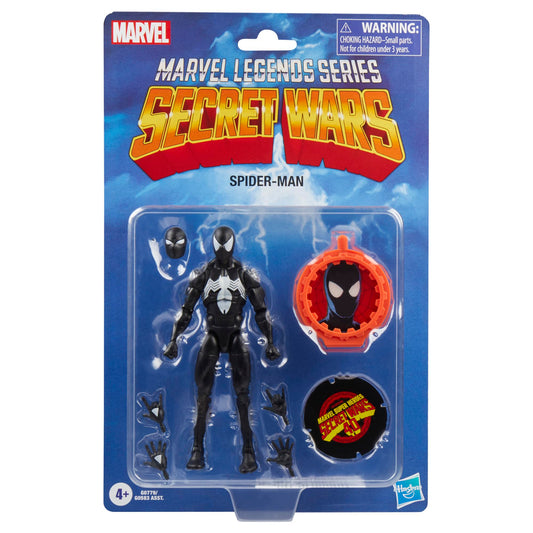 Marvel MVL Legends Retro Secret 1 figure, back view, showcases detailed sculpting and authentic styling.