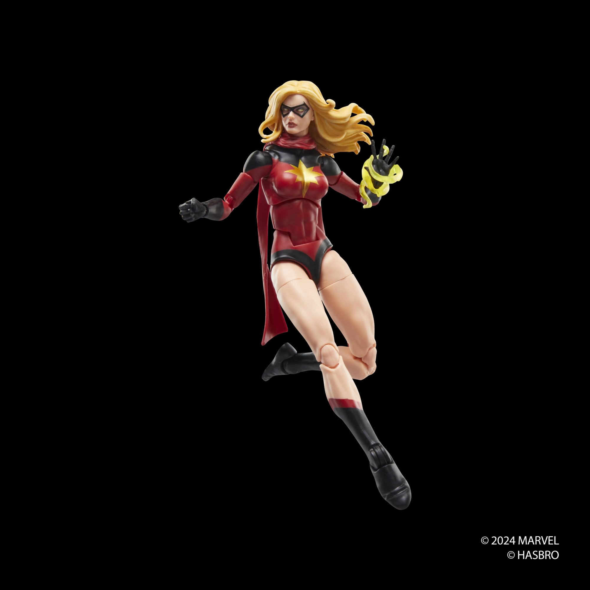 Marvel MVL Legends Yellow 2 pose options shown for display.