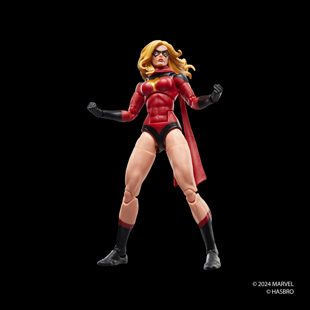 Marvel MVL Legends Yellow 2 scales with other figures for dioramas.