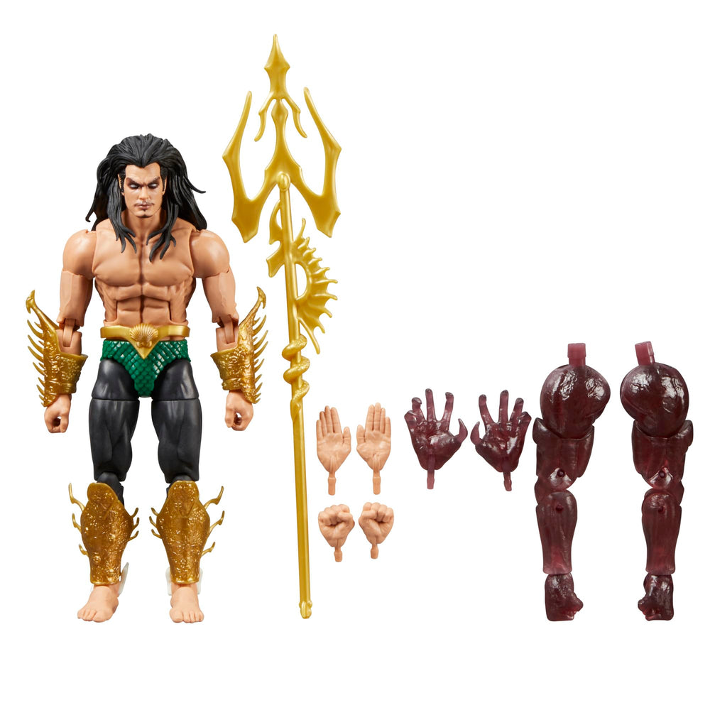 Marvel Namor 6-inch figure front view for display and posing.