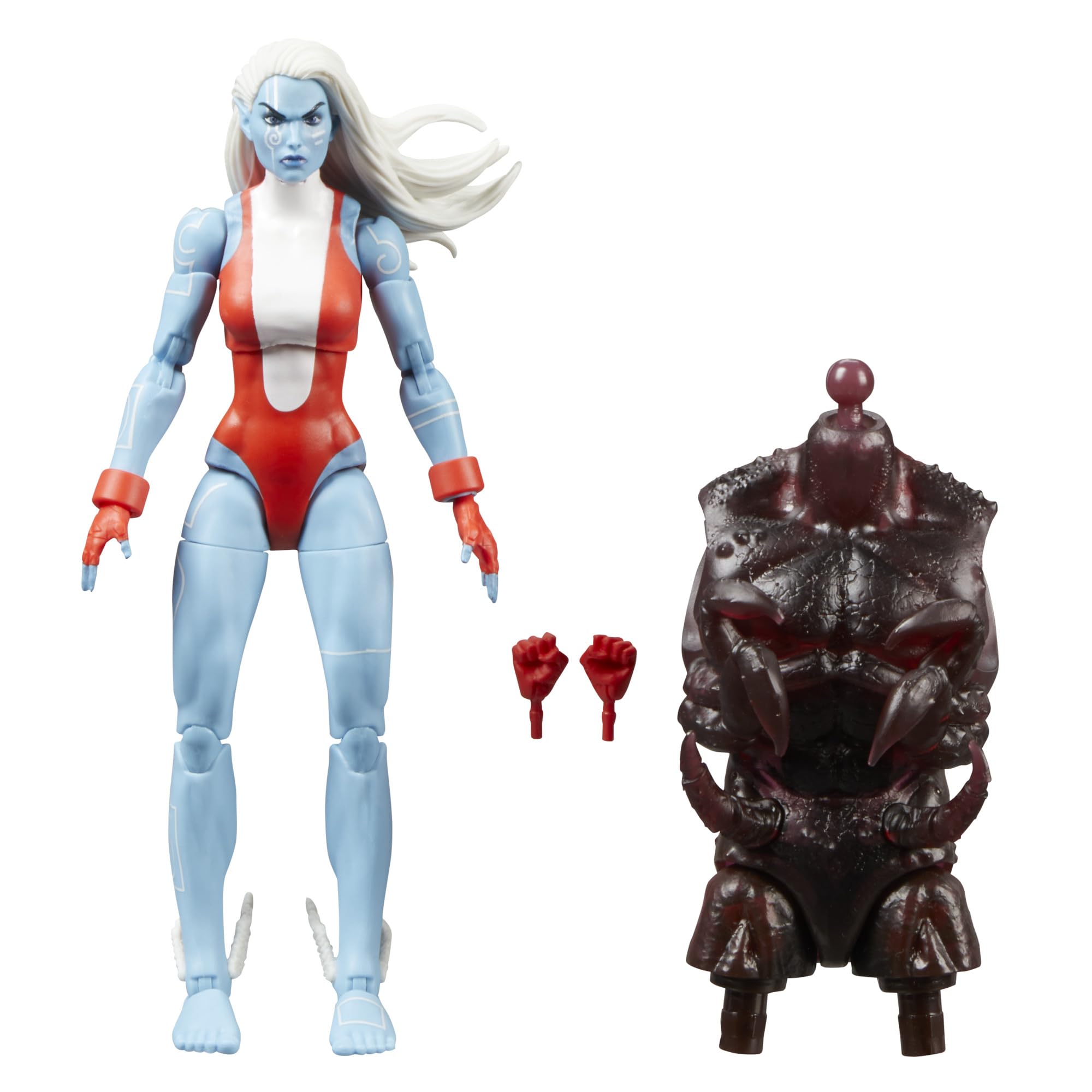 Marvel Namorita comics figure front view for dynamic display
