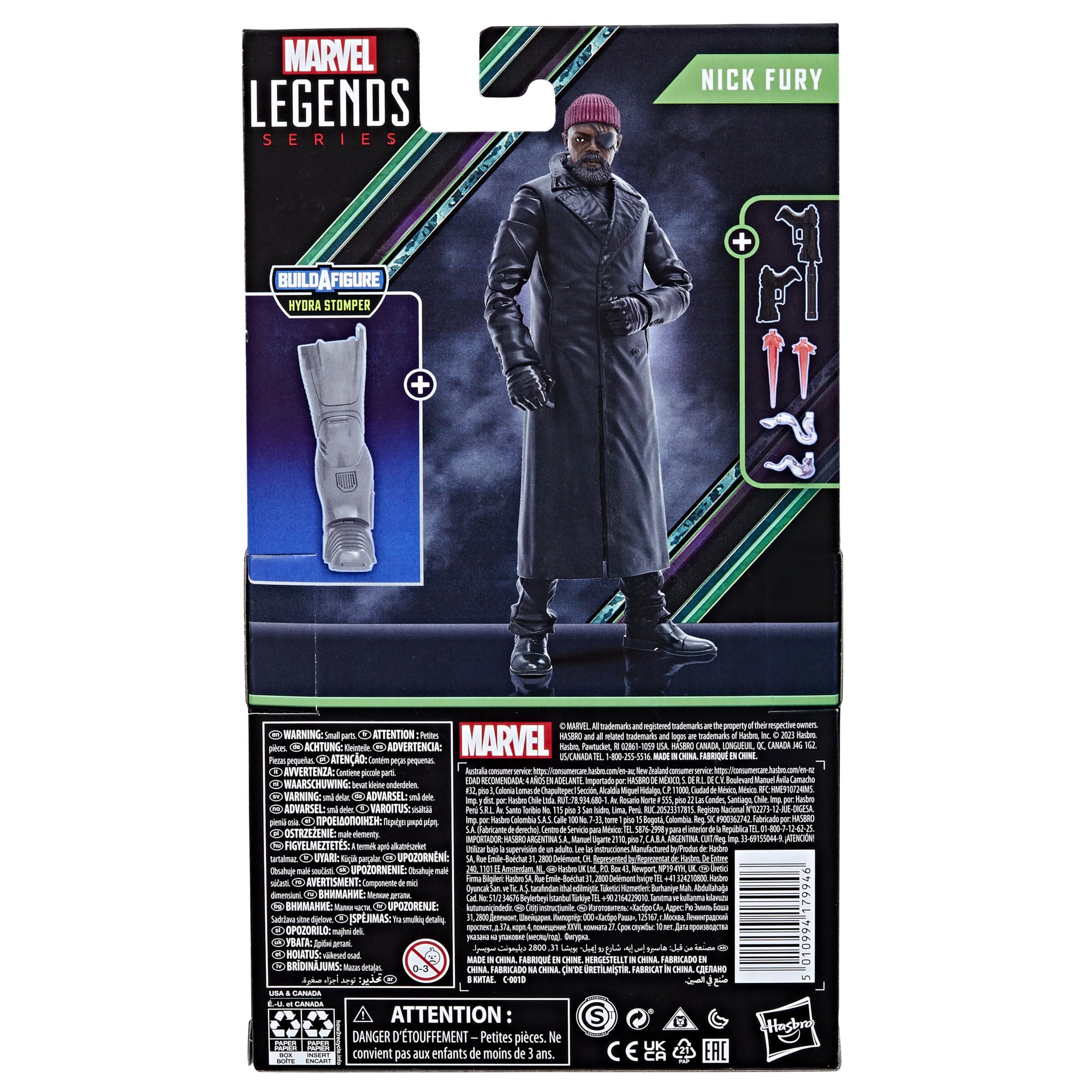 Marvel Nick Fury Secret Invasion accessory blaster included for authentic play