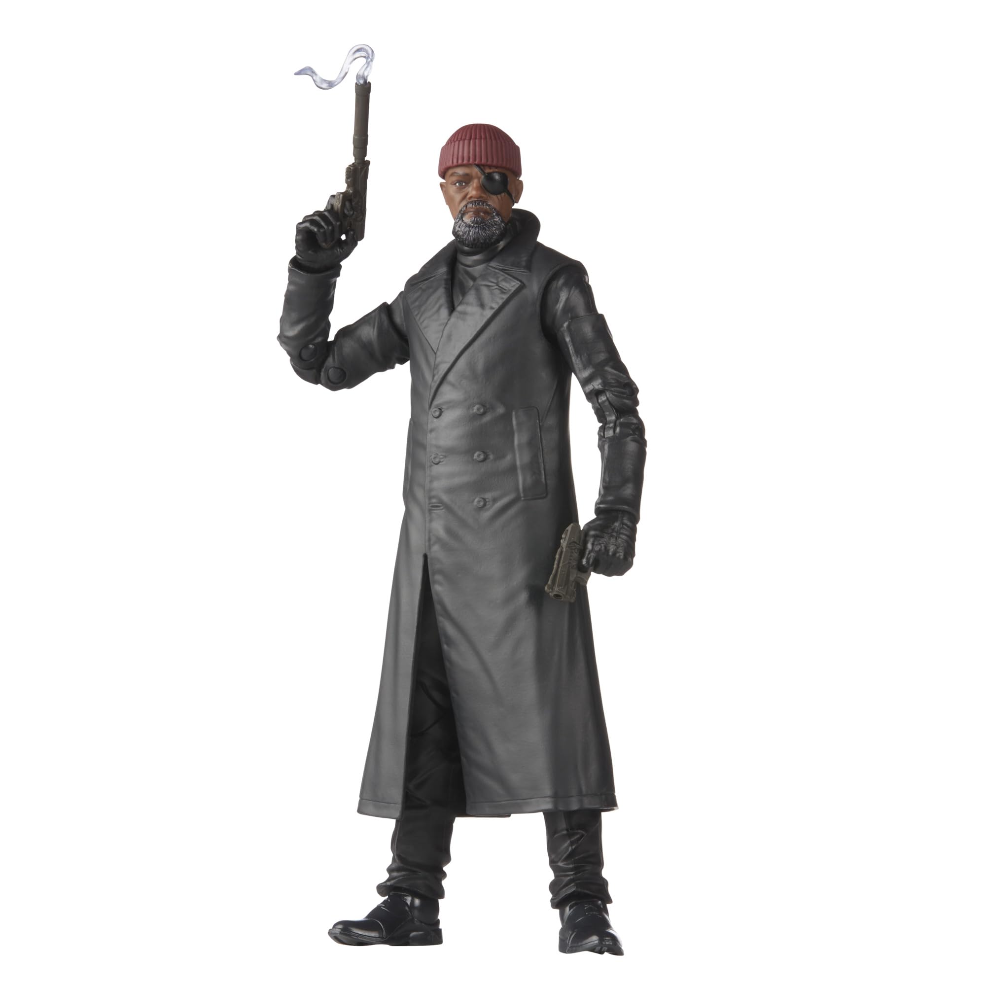 Marvel Nick Fury Secret Invasion collection display with other Marvel Legends figures