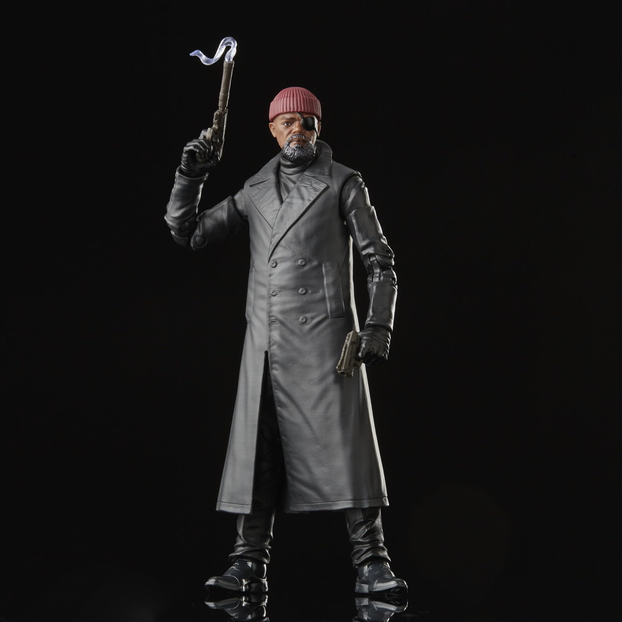 Marvel Nick Fury Secret Invasion figure articulation enables dynamic display options
