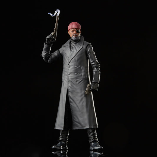 Marvel Nick Fury Secret Invasion figure articulation enables dynamic display options