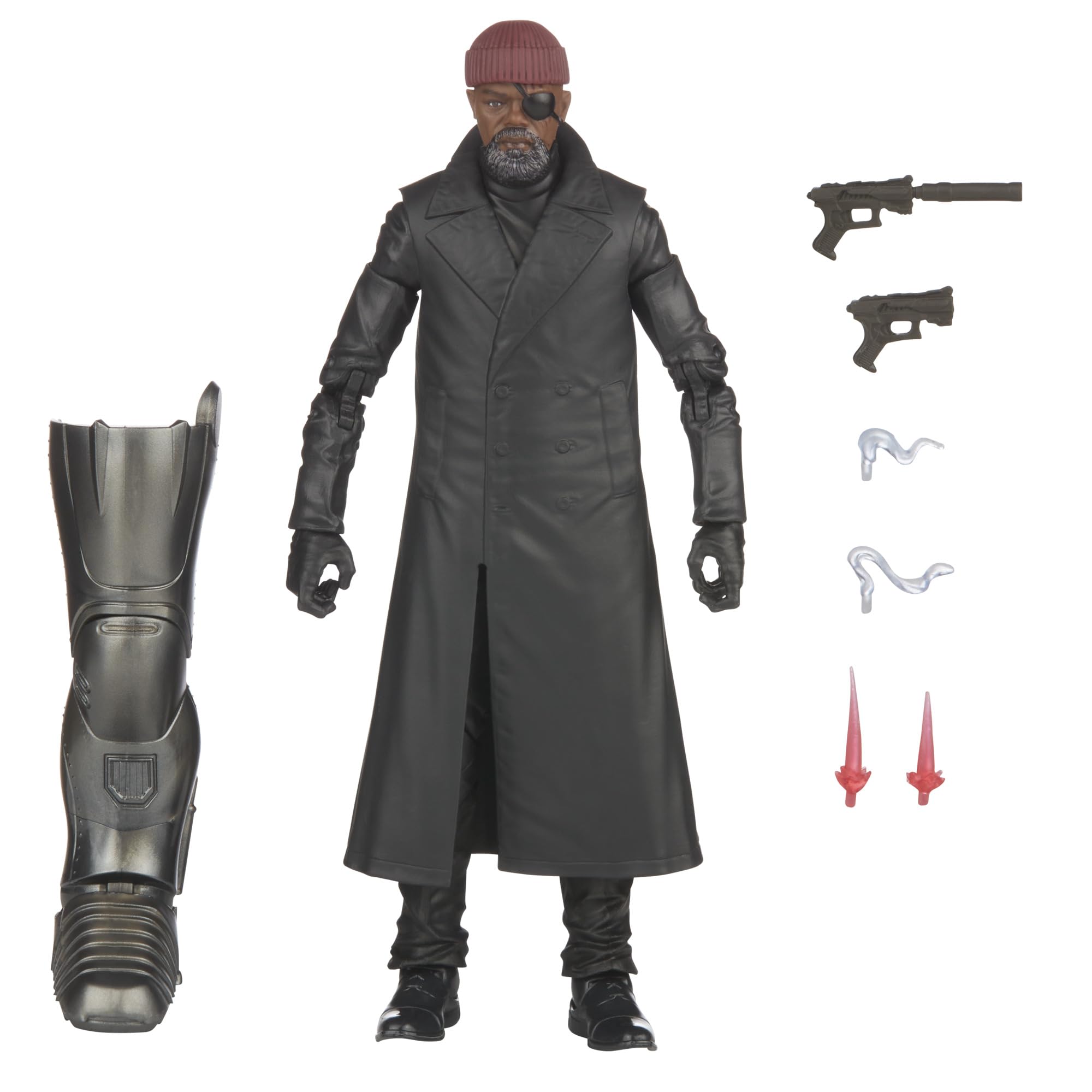 Marvel Nick Fury Secret Invasion figure front view for display and collection