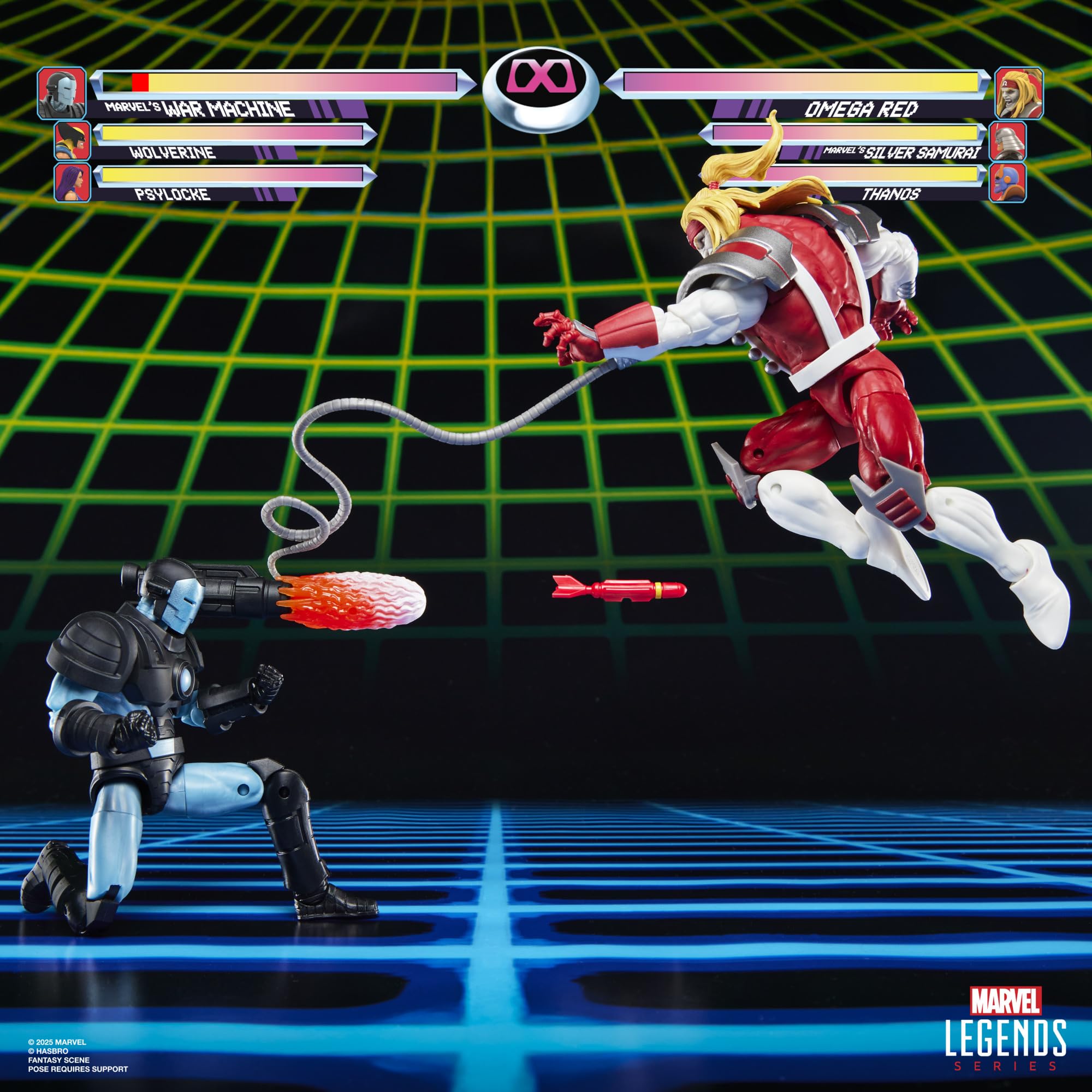 Marvel Omega Red weapons and tentacles for dramatic villain kit