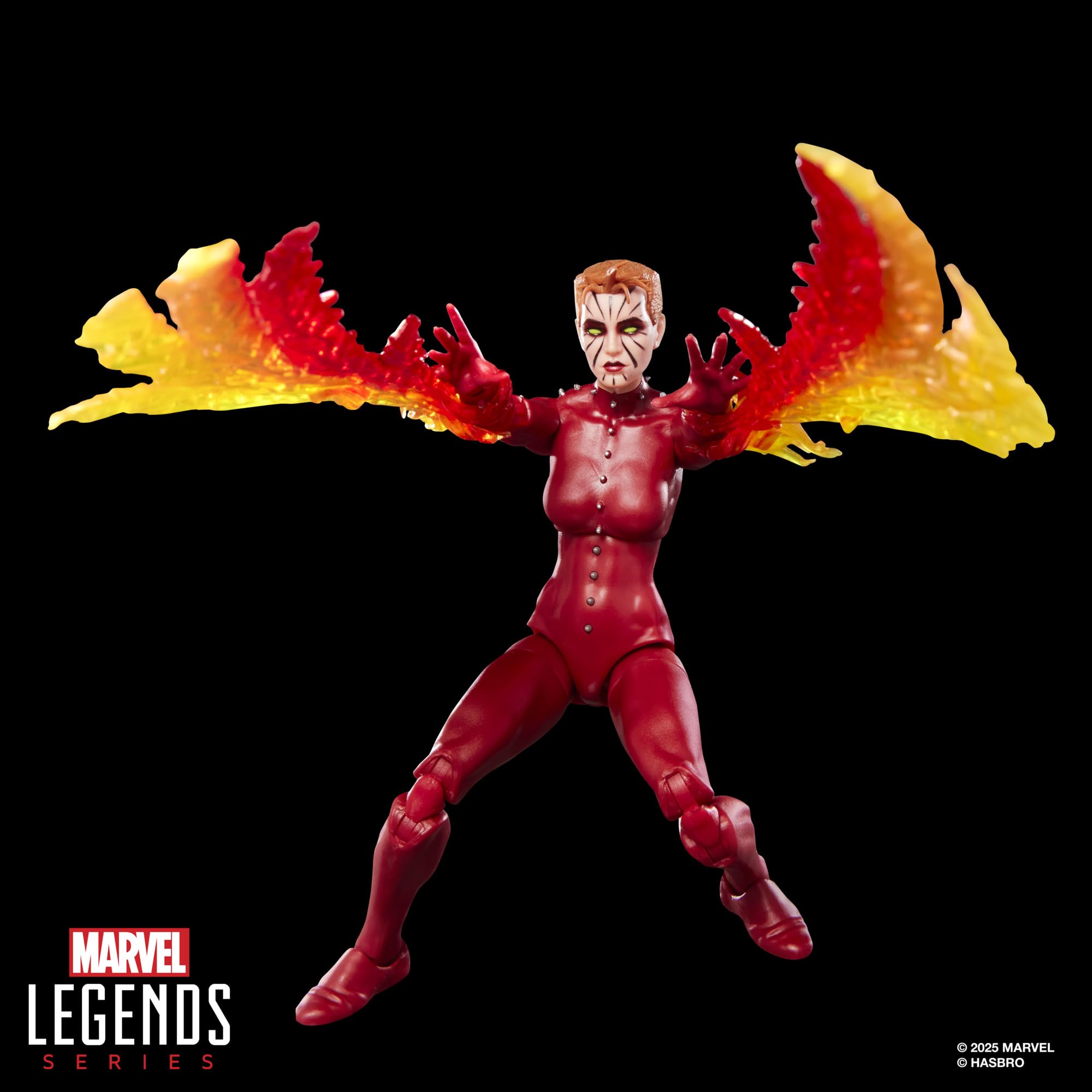 Figure with over 20 articulation points for expressive poses on a shelf.