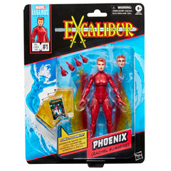 Marvel Legends Phoenix Rachel Summers figure, front view, ideal for detailed shelf display.