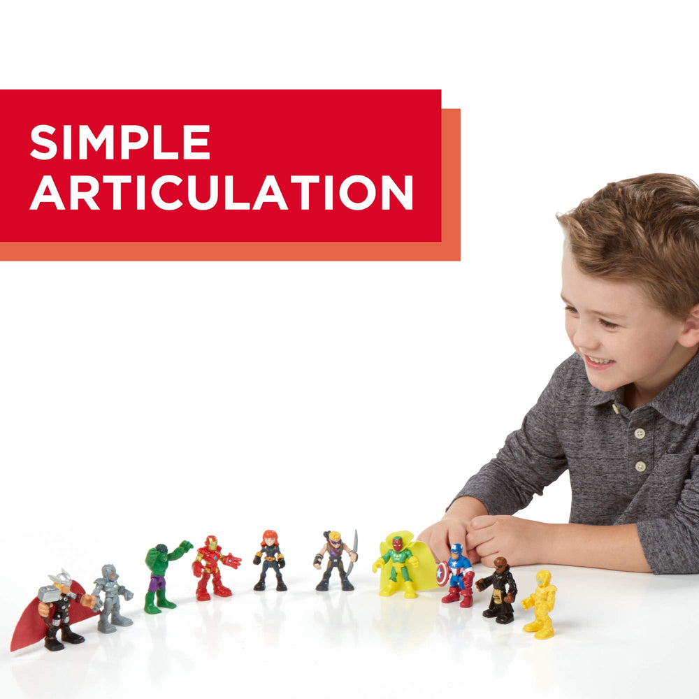 Iron Man figure from Marvel Playskool Heroes for dynamic hero missions