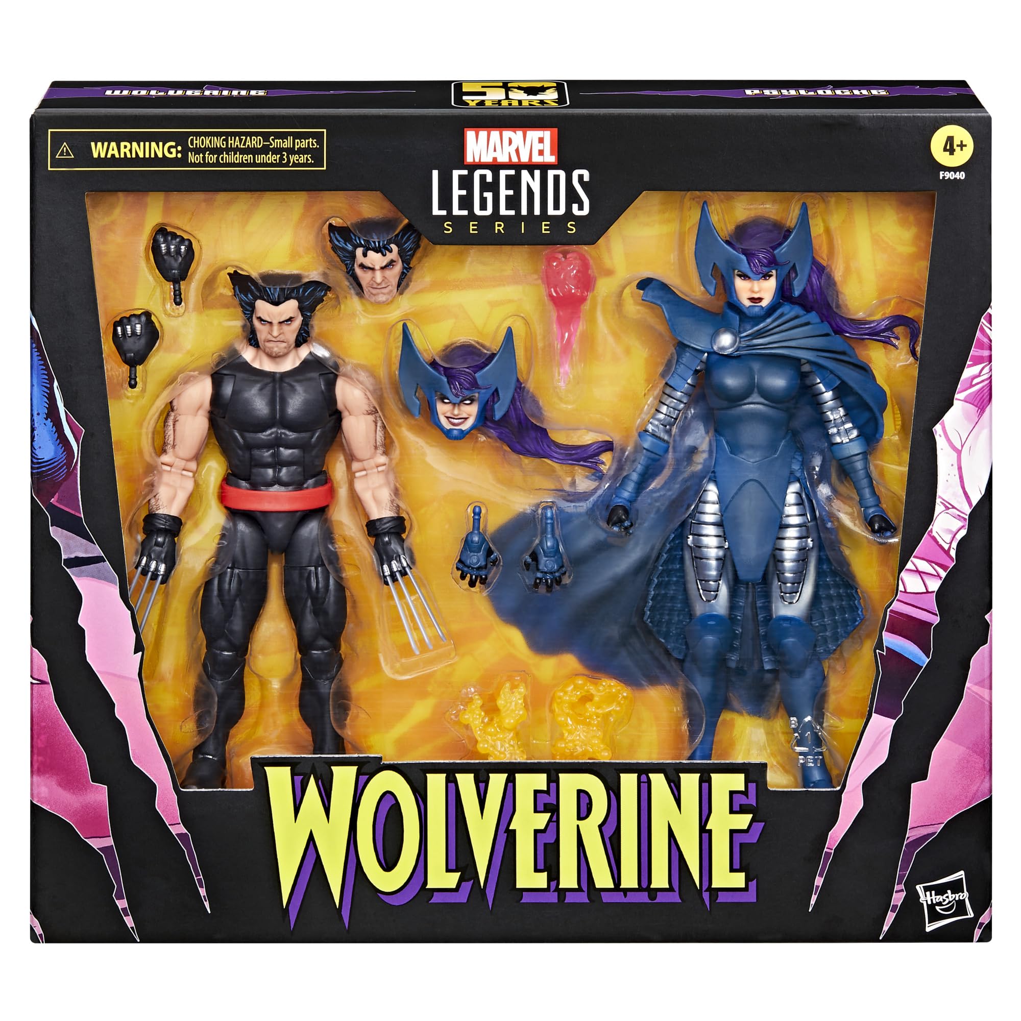 Psylocke battle-ready Marvel Legends figure with iconic styling