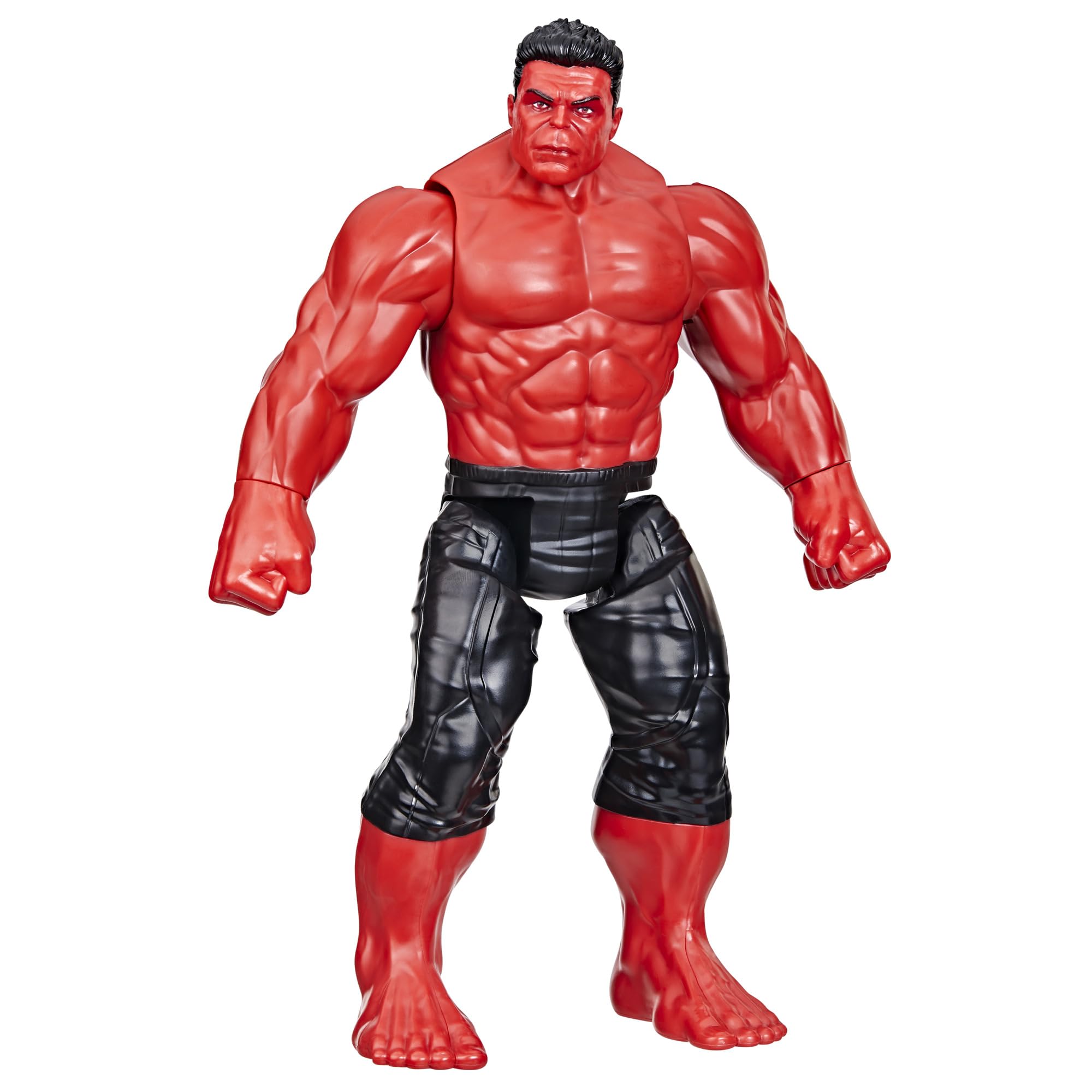 Marvel Red Hulk 12-inch figure front view for dynamic play