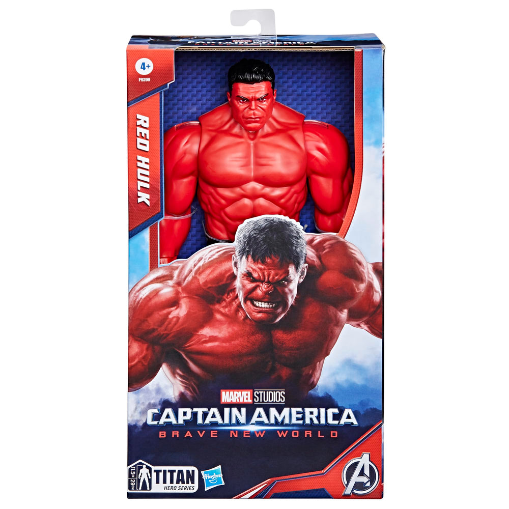 Marvel Red Hulk 12-inch figure posed for action scenes