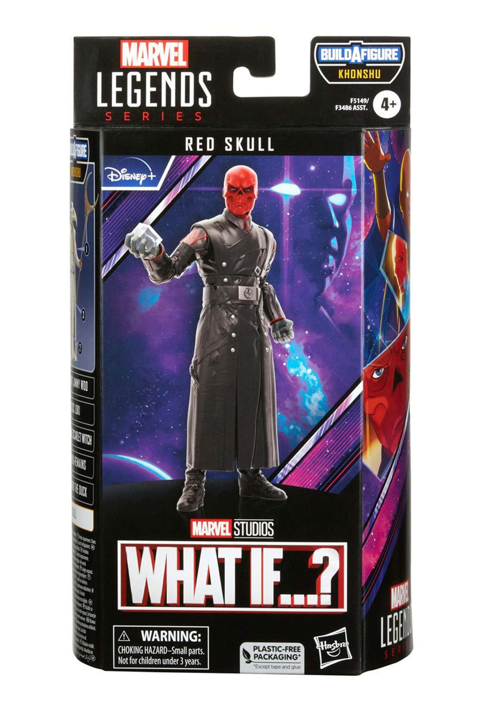 Marvel Red Skull with cosmic cube accessory for dynamic display and storytelling.