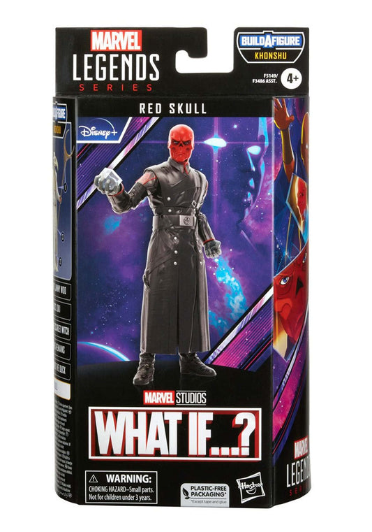 Marvel Red Skull with cosmic cube accessory for dynamic display and storytelling.