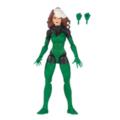 Marvel's Rogue 6-inch action figure front view with premium deco for display.