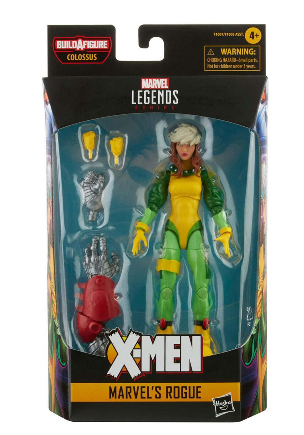 Marvel Rogue 6-inch action figure in a dynamic pose for display