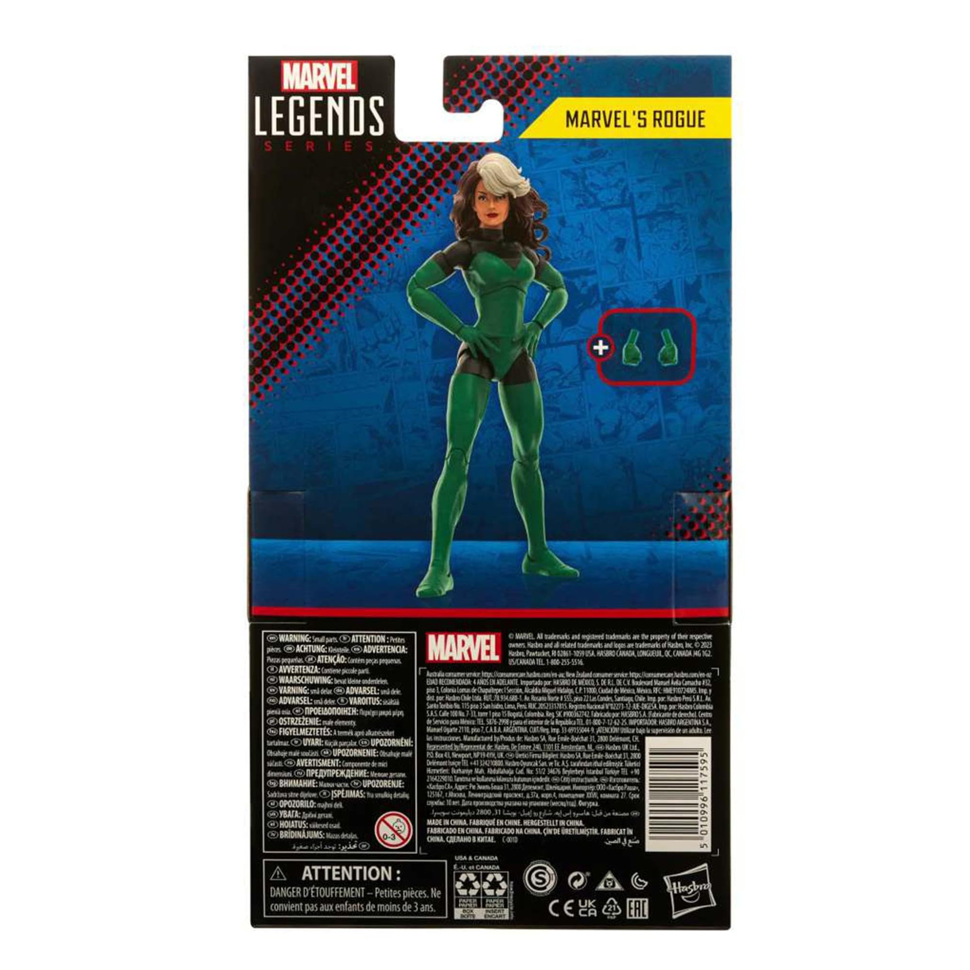 Marvel's Rogue fits into Marvel Legends multiverse collections for expanded displays.