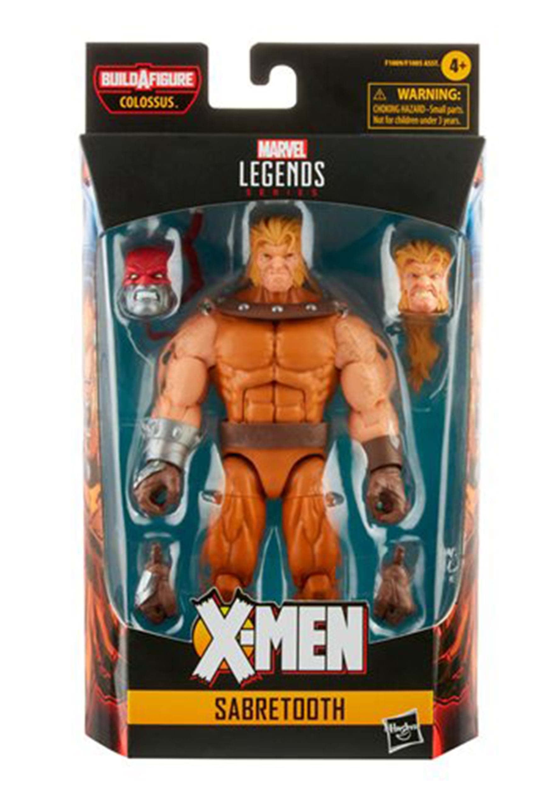 Marvel Sabretooth 6-inch figure in a dynamic pose for display and play.