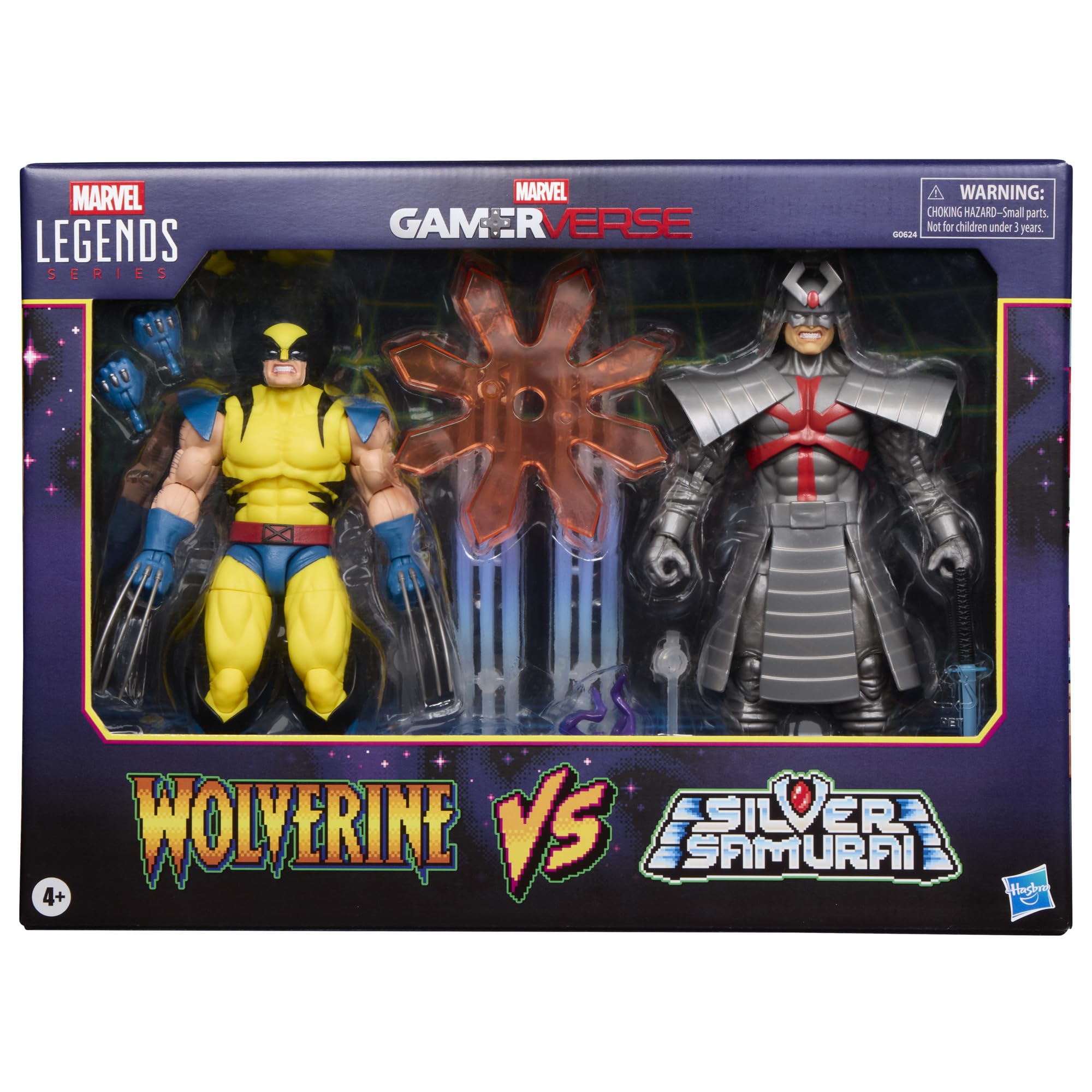 Marvel Silver Samurai martial arts pose: premium figure for display and imaginative scenes.