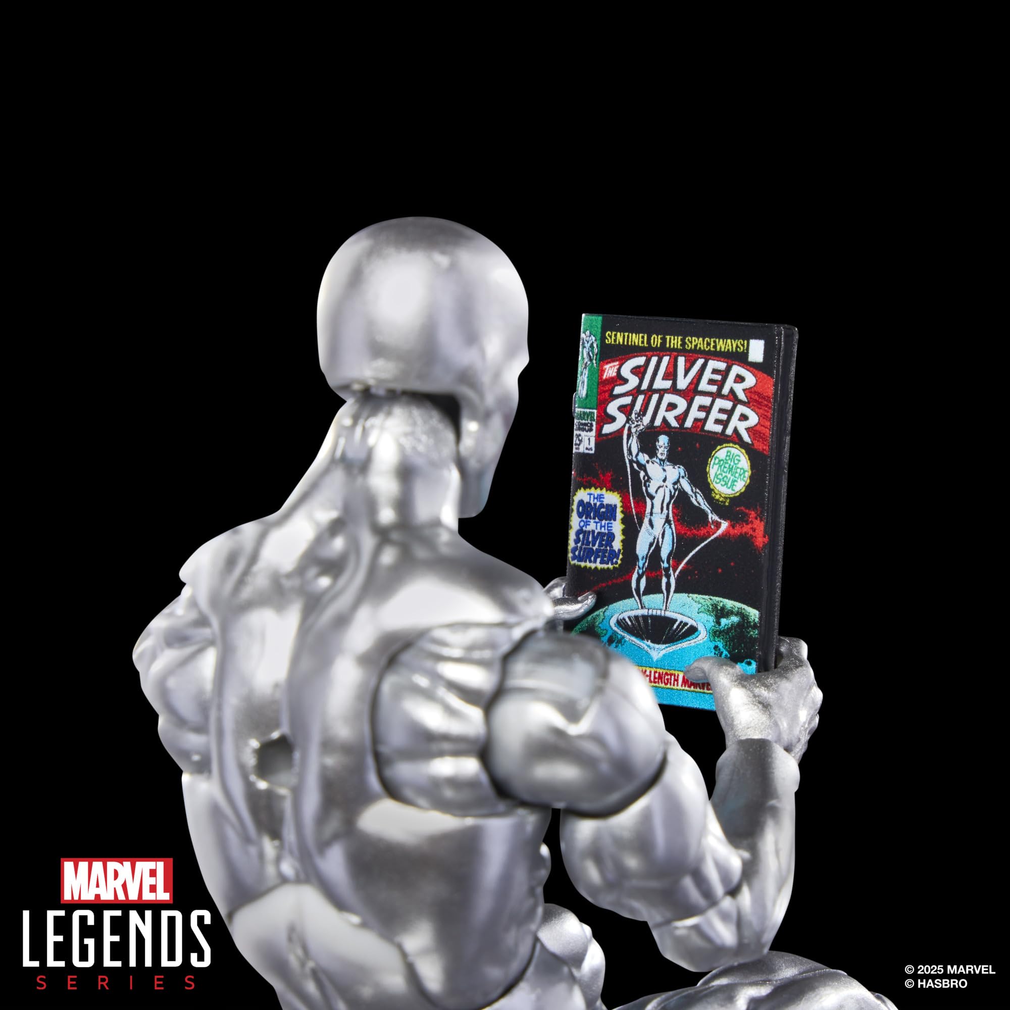 Includes alternate hands for varied display options with Marvel Legends Surfer.