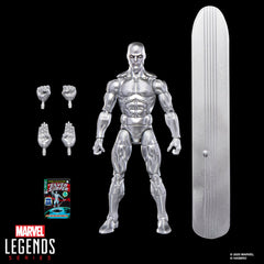 Marvel Silver Surfer 6-inch figure features enhanced articulation for dynamic poses.