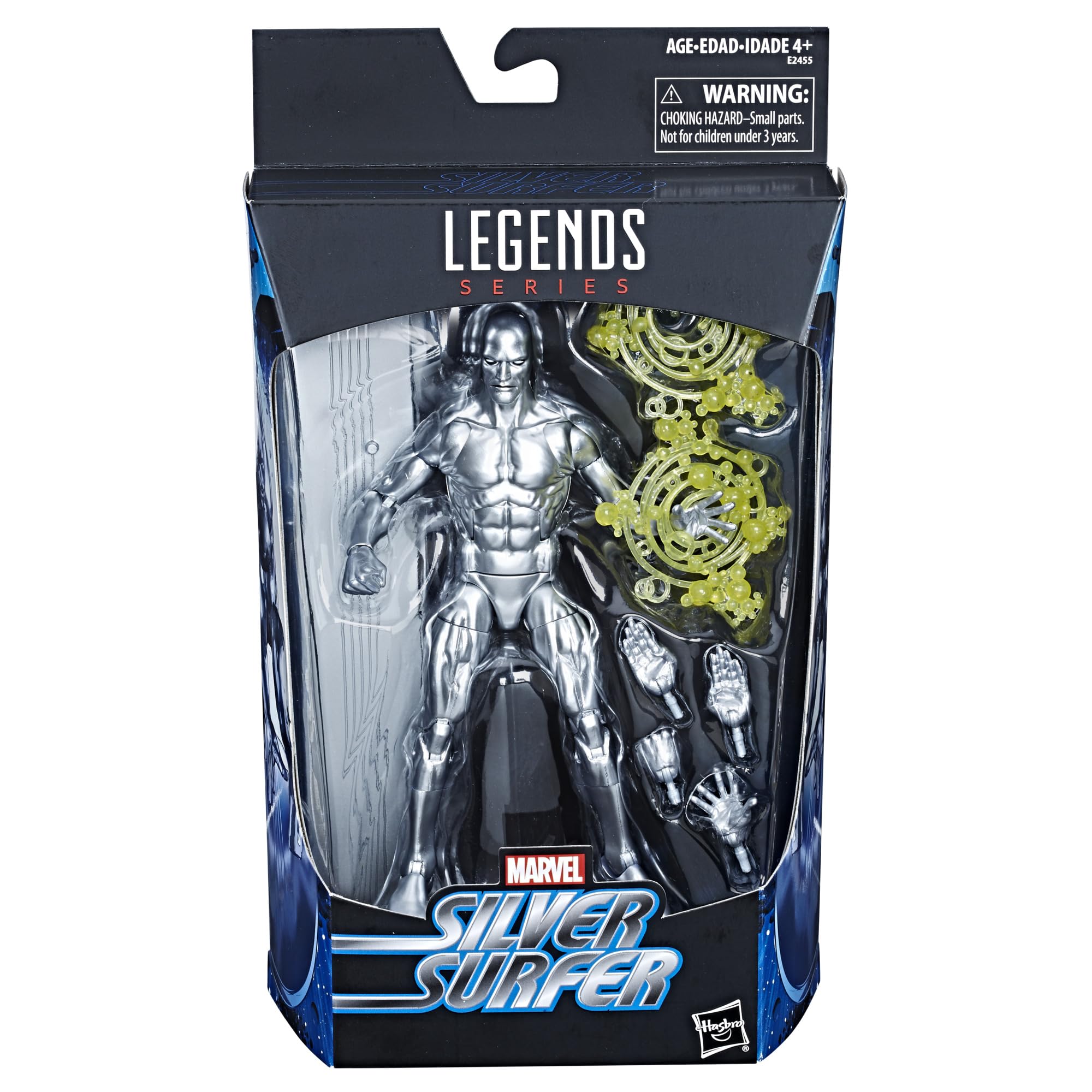 Marvel Silver Surfer surfboard accessory for authentic shelf display.
