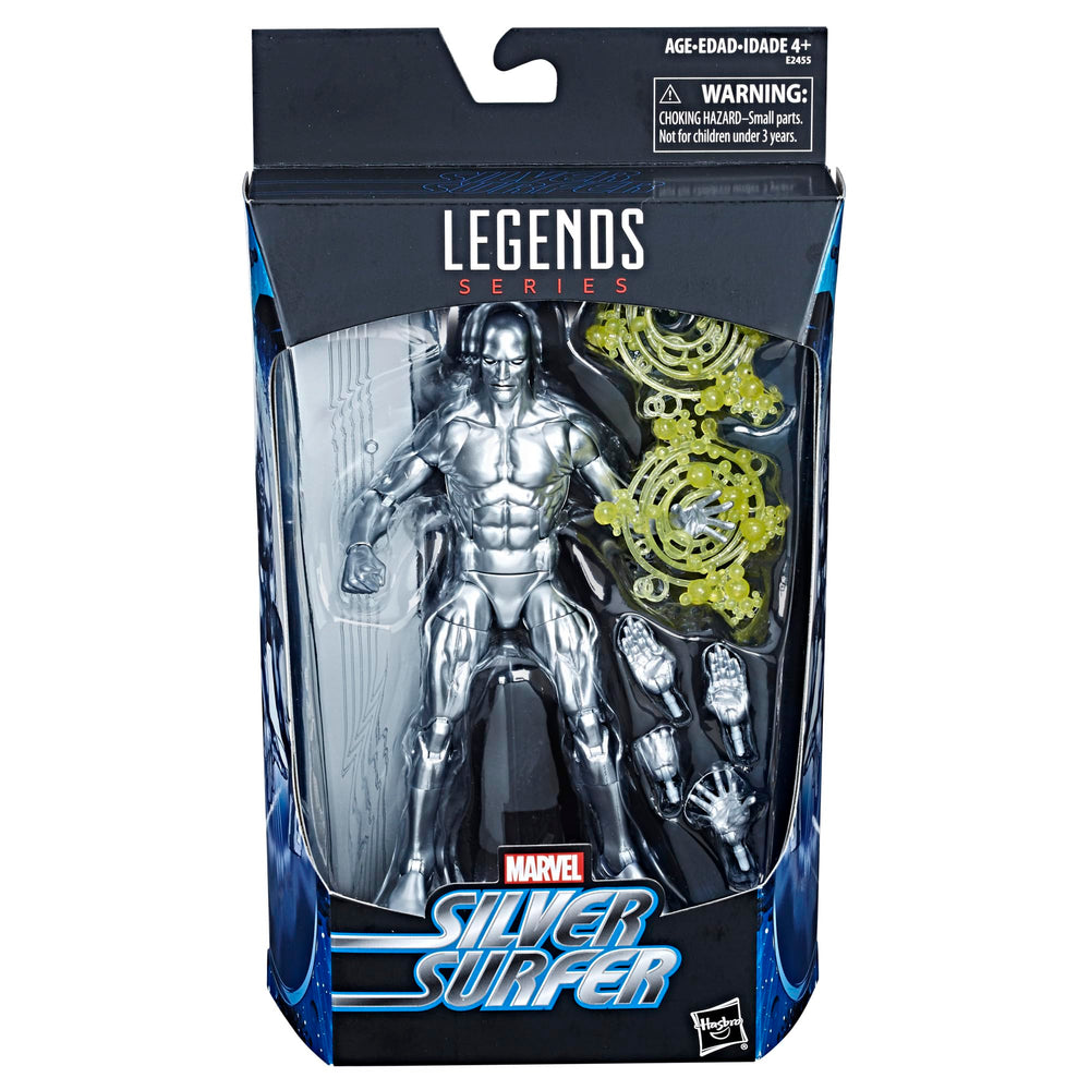 Marvel Silver Surfer surfboard accessory for authentic shelf display.