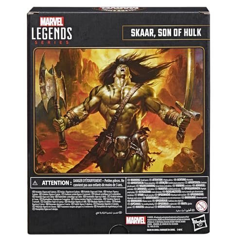 Marvel Skaar alternate head accessory shown for customizable display.