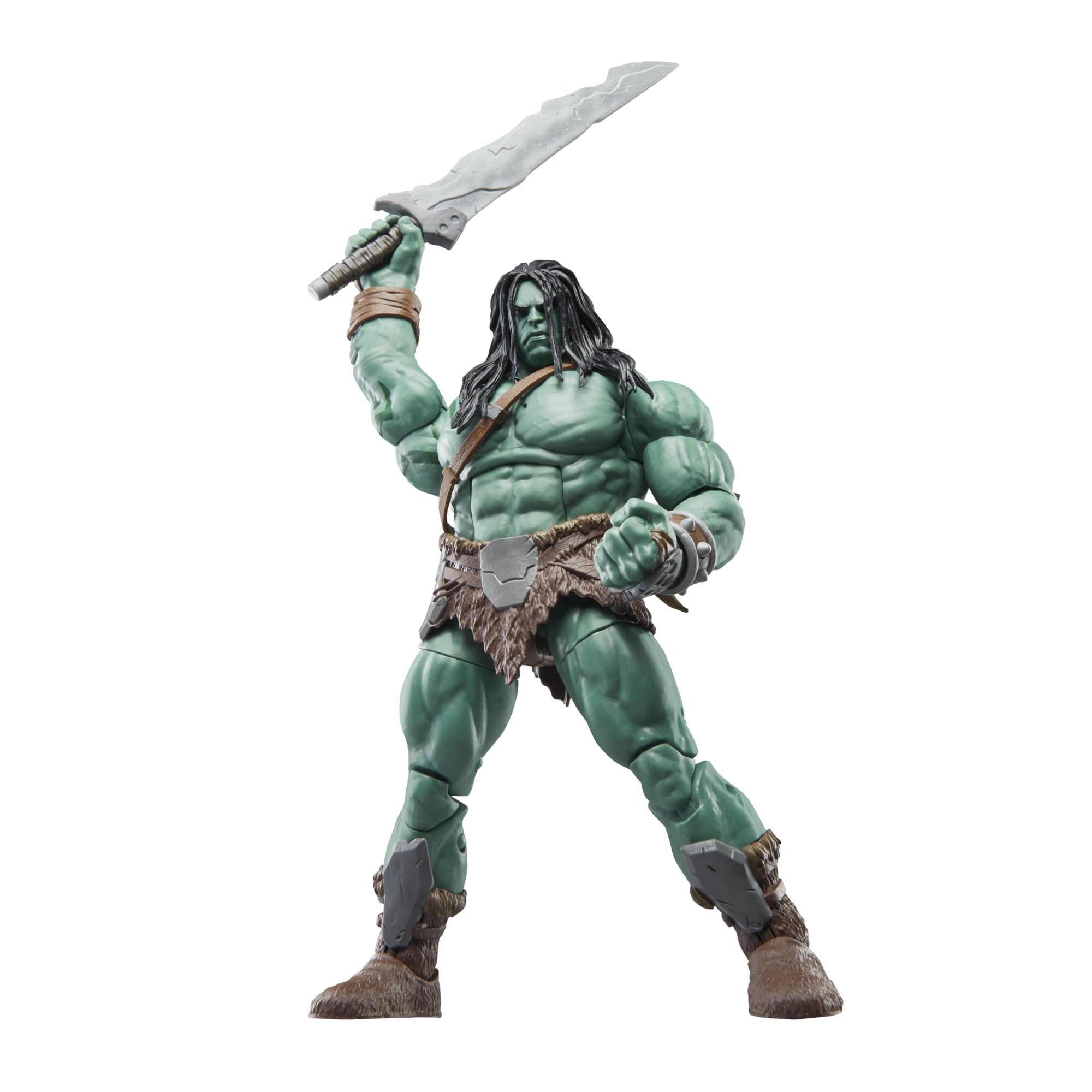 Marvel Skaar comics-inspired deco enhances authentic look on shelf.
