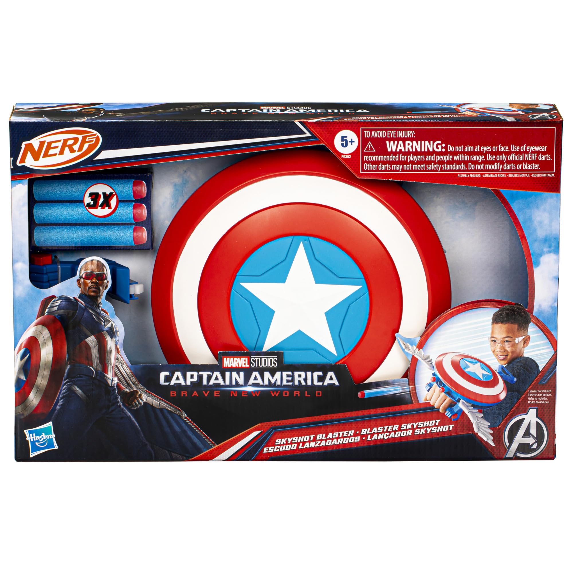 Marvel Skyshot Blaster darts storage detail for quick reloads.