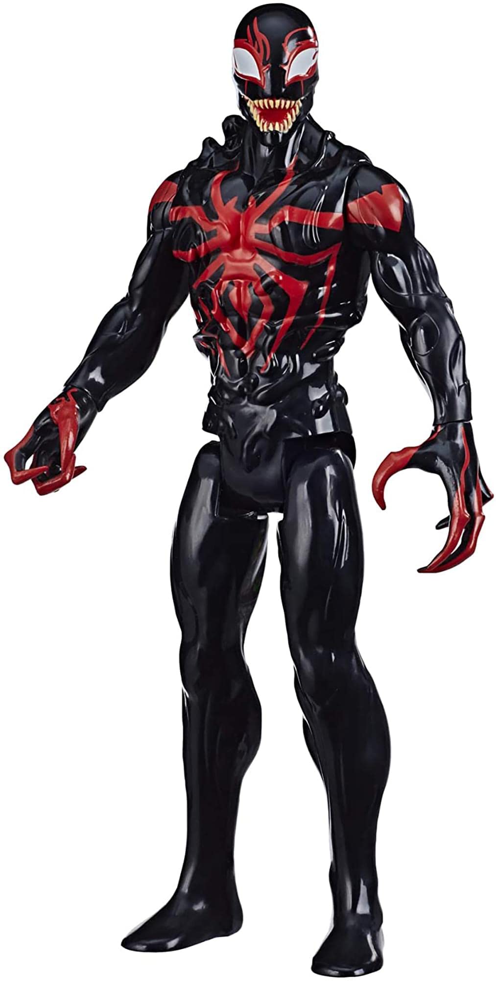 Marvel SPD MAX Venom Titan Miles Morales figure front view for display and play.