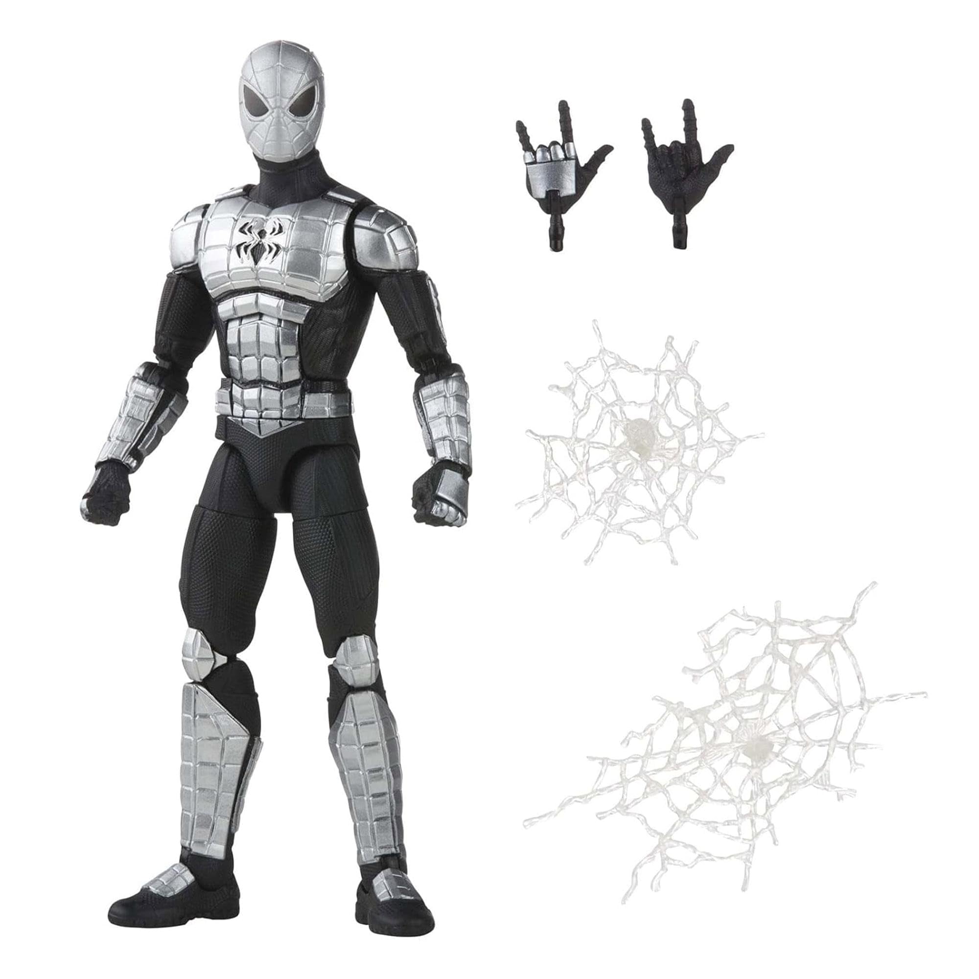 Marvel Spider-Man Spider-Armor Mk I alternate hands for pose versatility.