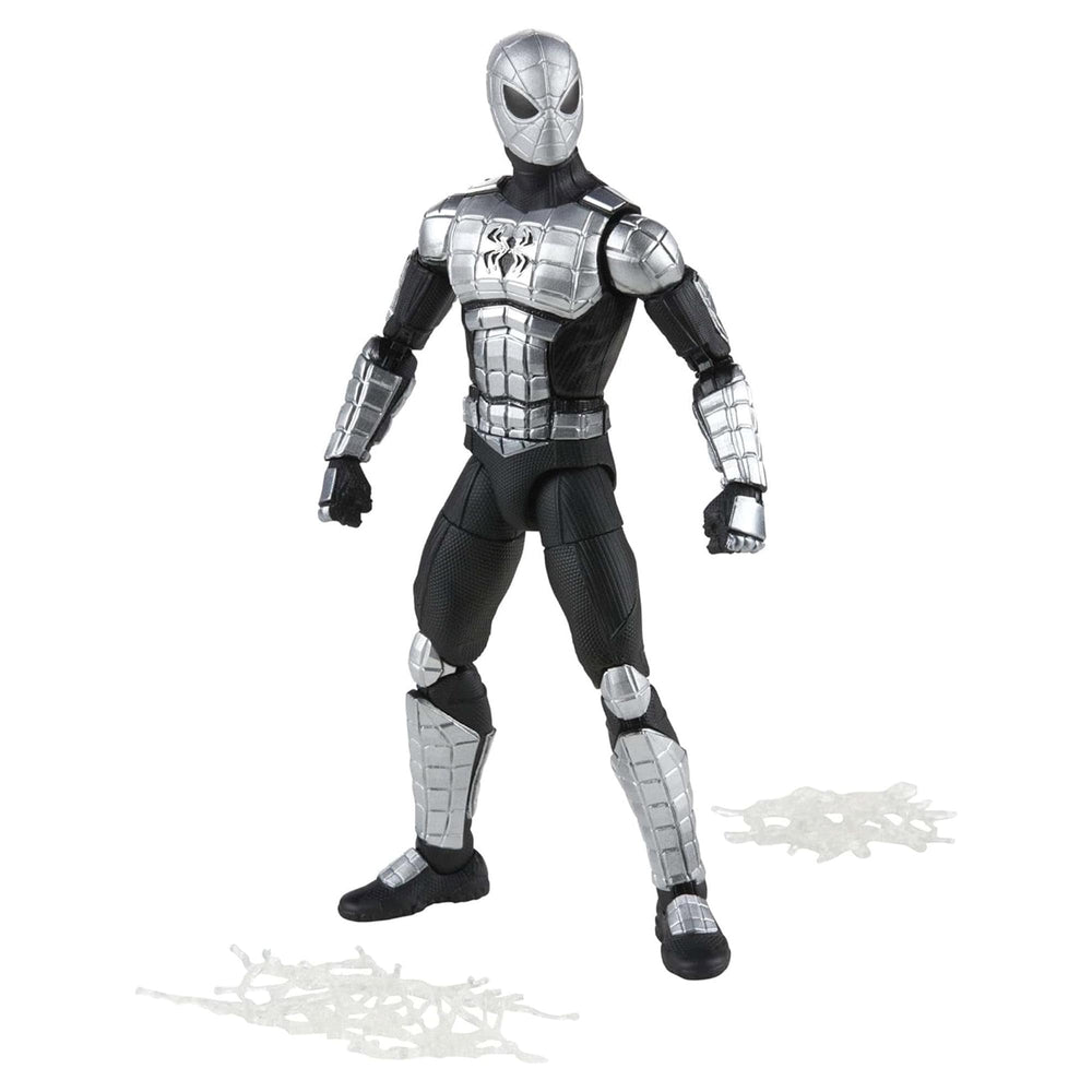 Marvel Spider-Man Spider-Armor Mk I premium articulation enables dynamic posing.