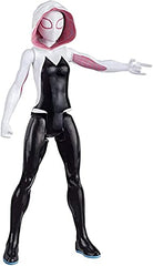 Marvel Spider-Gwen 12in figure in action pose for dynamic storytelling.