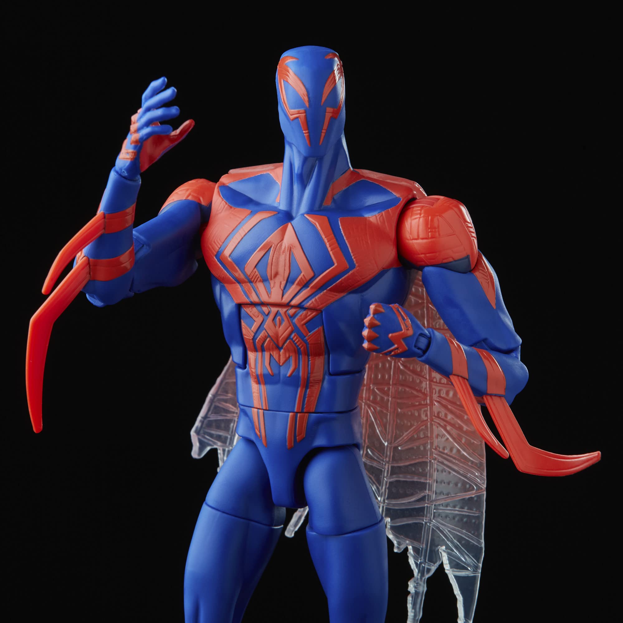 Marvel Spider-Man 2099 figure with interchangeable hands for versatile posing