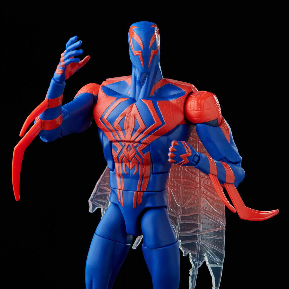 Marvel Spider-Man 2099 figure with interchangeable hands for versatile posing