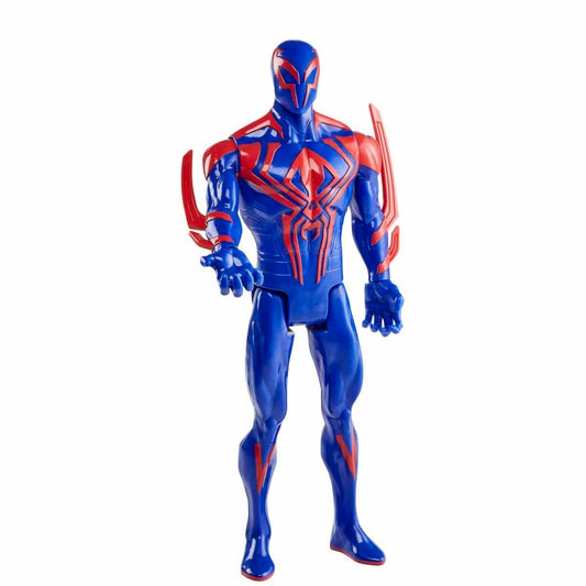 Spider-Man 2099 action figure close-up showing movie-inspired detail