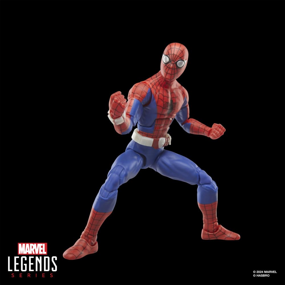 Marvel Spider-Man ’77 action figure film deco reflecting seventies styling