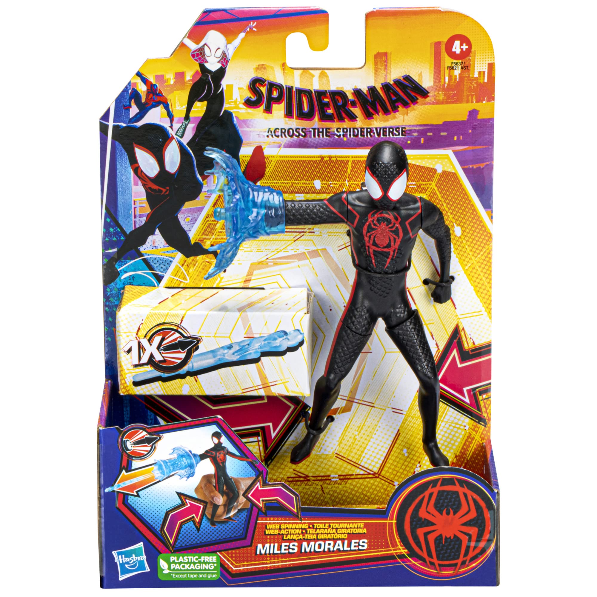 Marvel Spider-Man Across the Spider-Verse 6-inch deluxe figure with detailed design.