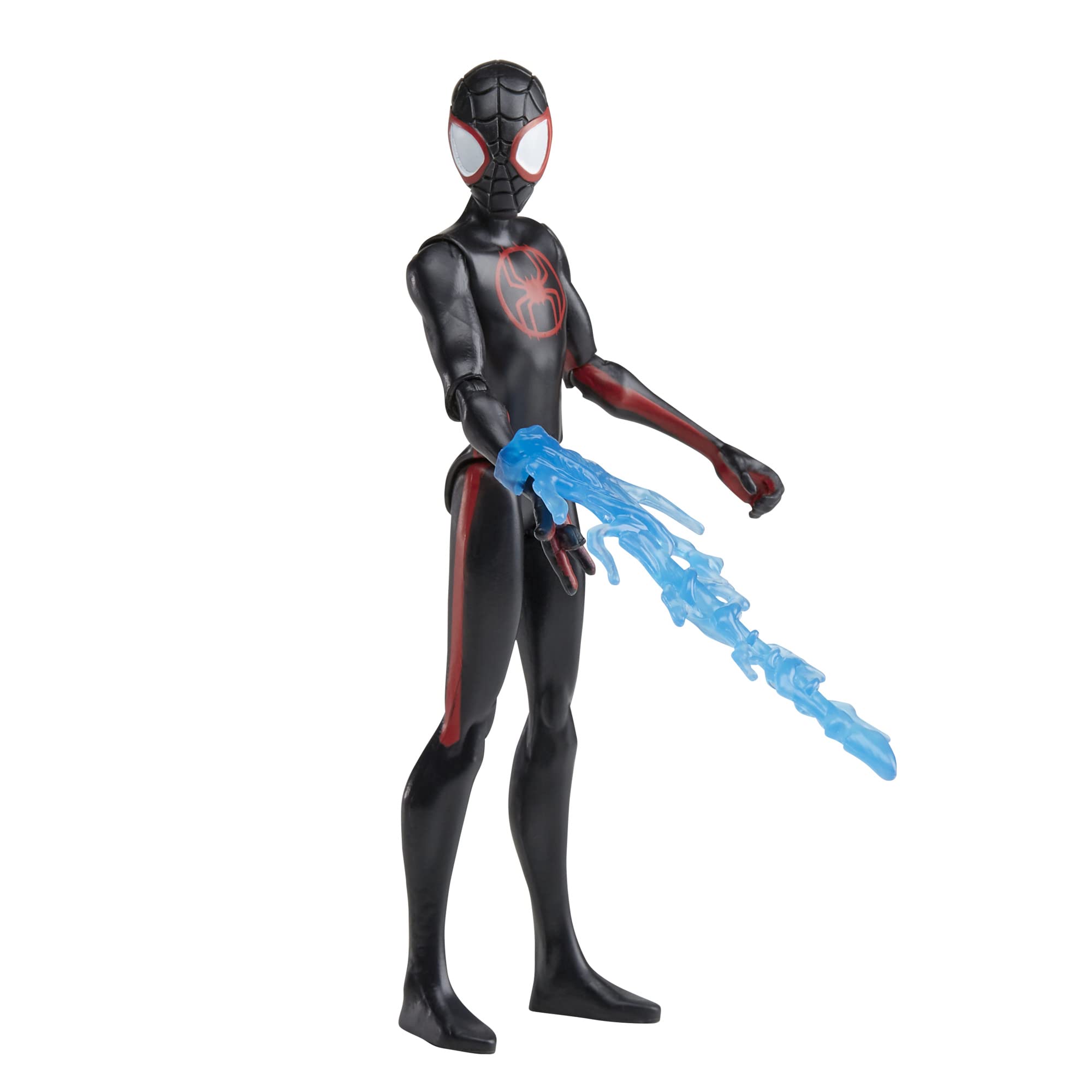 Miles Morales figure demonstrated in versatile poses on a surface.
