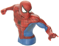 Marvel Spider-Man bust bank collectible display piece for fans and desks