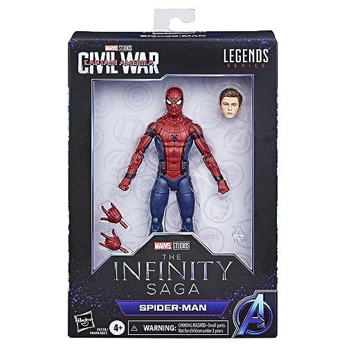 Marvel Spider-Man Civil War action figure pose highlighting dynamic stance